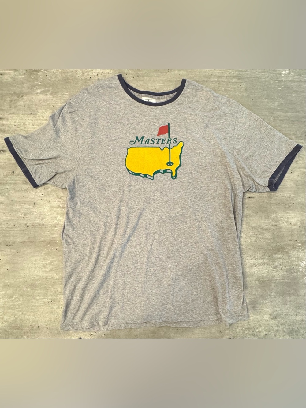 Masters Golf Ringer T-Shirt Red Jacket Clubhouse Collection Augusta, Men’s 2XL